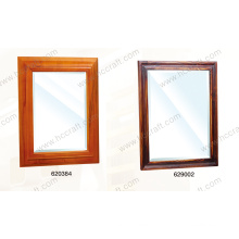 Wooden Mirror for Bathroom with Distressing Finish
